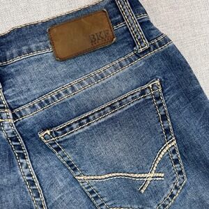 BKE Jake Straight Leg Jeans Men 30x34 (fits 30x33) Blue Denim Y2K Normcore